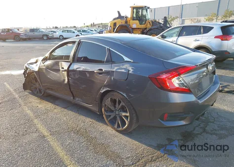 2020 Honda Civic Sport z USA, uszkodzony, nr VIN 19XFC2F83LE027585